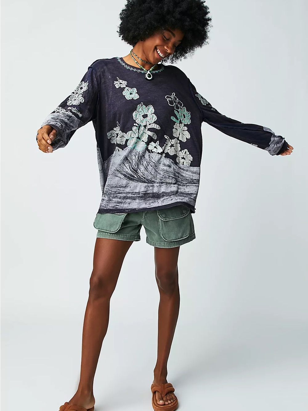 We The Free Chasing Waves Long Sleeve Tee